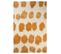 Tapis De Salon Moderne Tissé Plat Bullet En Polyester - Orange - 80x150 Cm