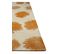 Tapis De Salon Moderne Tissé Plat Bullet En Polyester - Orange - 200x280 Cm