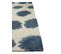 Tapis De Salon Moderne Tissé Plat Bullet En Polyester - Bleu - 140x200 Cm