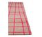 Tapis De Salon Moderne Tissé Plat Vero En Polyester - Rose - 80x150 Cm