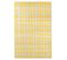 Tapis De Salon Moderne Tissé Plat Vero En Polyester - Jaune - 140x200 Cm