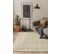 Tapis De Salon Moderne Tissé Plat Vero En Polyester - Beige - 80x150 Cm