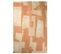 Tapis De Salon Moderne Tissé Plat Spring En Polyester - Orange - 140x200 Cm