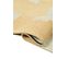 Tapis De Salon Moderne Tissé Plat Spring En Polyester - Beige - 80x150 Cm