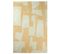 Tapis De Salon Moderne Tissé Plat Spring En Polyester - Beige - 80x150 Cm