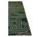 Tapis De Salon Moderne Tissé Plat Fever En Polyester - Vert - 200x280 Cm