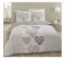 Vision Parure De Couette 100% Coton Alice - 1 Housse De Couette 240x260 Cm + 2 Taies D'oreillers 65