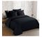 Vision Parure De Couette Unie - 240 X 260 Cm - Noir