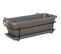 Kit Balcon Jardinière Venezia 50 cm Anthracite 50 X 19,5 X H16,3 Cm - 1,13l