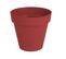 Pot De Fleurs Capri - 60 Cm - Rouge Foncé