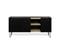 Buffet Nina Chêne Clair Et Noir 180 X 42