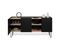 Buffet Nina Chêne Clair Et Noir 180 X 42