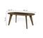 Lago Table 75x180x100 Walnut/black