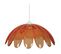 Suspension Points Verre Transparent Orange 80 Cm..