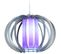 Suspension Globe Métal  Aluminium,violet 90 Cm.