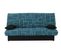 Banquette lit clic-clac PORTO 125 x 190 matrix bleu foncé