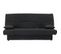 Banquette Clic Clac 3 Places Tissu Noir L 190 X P 92 Cm Dream Style Contemporain