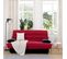 Banquette lit clic clac DALLAS tissu rouge