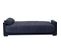 Canapé Clic Clac 3 Places Megan - Bleu - Matelas 14 Cm - L223 X P96 X H 103 Cm