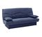 Clic Clac 3 Places Thelma Tissu Soro Bleu Foncé Couchage 125x190 Cm L190 X P92 X H96 Cm