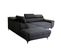 Canapé d'angle convertible gauche WESLEY tissu loft anthracite