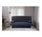 Banquette Clic Clac 3 Places - Matelas 17 Cm - Tissu Gris Anthracite - L199 X P96 X H103 Cm - Chloe