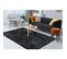 Tapis De Salon Kalev En Polyester - Noir - 160x230 Cm