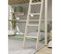 Lit Mezzanine Enfant - 90 X 190 Cm - Pin Massif Blanchi - Sommier Inclus - Erika