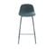 Hel - Lot De 2 Chaises De Bar En Plastique Et Métal H67,5cm - Couleur - Vert D'eau