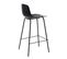 Hel - Lot De 2 Chaises De Bar En Plastique Et Métal H67,5cm - Couleur - Noir