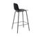 Hel - Lot De 2 Chaises De Bar En Plastique Et Métal H67,5cm - Couleur - Noir