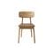 Lot De 2 Chaises En Bois Et Simili