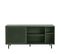 Kiso - Buffet 2 Portes, 2 Niches En Métal L160cm - Couleur - Vert Olive