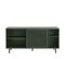 Kiso - Buffet 2 Portes, 2 Niches En Métal L160cm - Couleur - Vert Olive