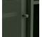 Kiso - Buffet 2 Portes, 2 Niches En Métal L160cm - Couleur - Vert Olive