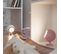 Lampe De Table Boule D10cm Rose