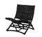 Chaise De Salon En Rotin Noir Baz