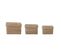 Lot De 3 Paniers Avec Couvercle En Jonc De Mer Beige Givan