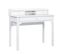 Bureau Scandinave Blanc Rangement Tiroirs Avec Strcture En Bois 100*50*75.5-90.5cm