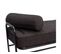 Banc Contemporain 106cm En Tissu Anthracite Ati