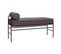 Banc Contemporain 106cm En Tissu Anthracite Ati