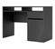 Bureau droit BEST LAK 2 Noir mat