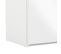 Armoire 2 portes coulissantes avec miroir ELEGANCE XL L.240 cm blanc laqué