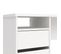 Bureau 3 tiroirs et 1 niche STUDY Blanc