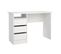 Bureau 3 tiroirs et 1 niche STUDY Blanc