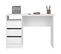 Bureau 3 tiroirs et 1 niche STUDY Blanc