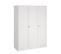 Armoire 3 portes L. 147 cm BILLUND blanc