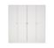 Armoire 4 portes L. 195,5 cm BILLUND blanc