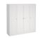 Armoire 4 portes L. 195,5 cm BILLUND blanc