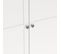 Armoire 4 portes L. 195,5 cm BILLUND blanc